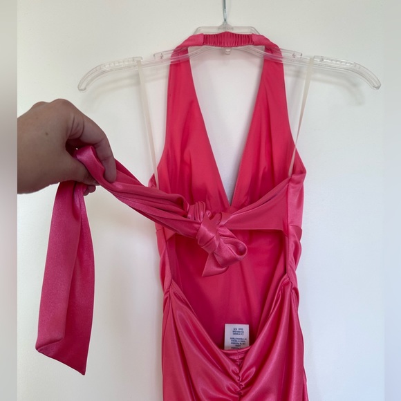 Y2K Open Back Halter Dress - Picture 3 of 5